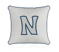 Single Letter Applique Pillow